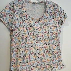 Talbots Cute, Cute, Cute Bicycle Print Tee, Size Small, Worn 1 Time